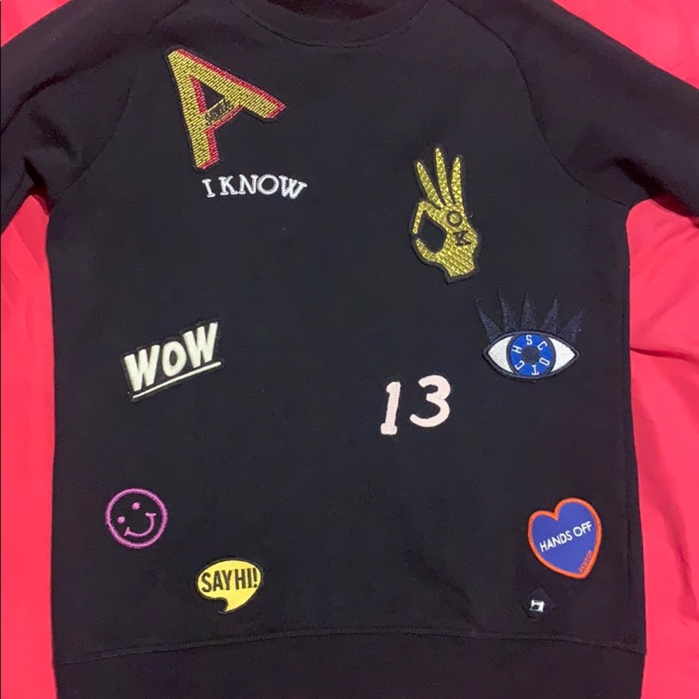 Scotch & Soda Patch Crew Neck Sweater